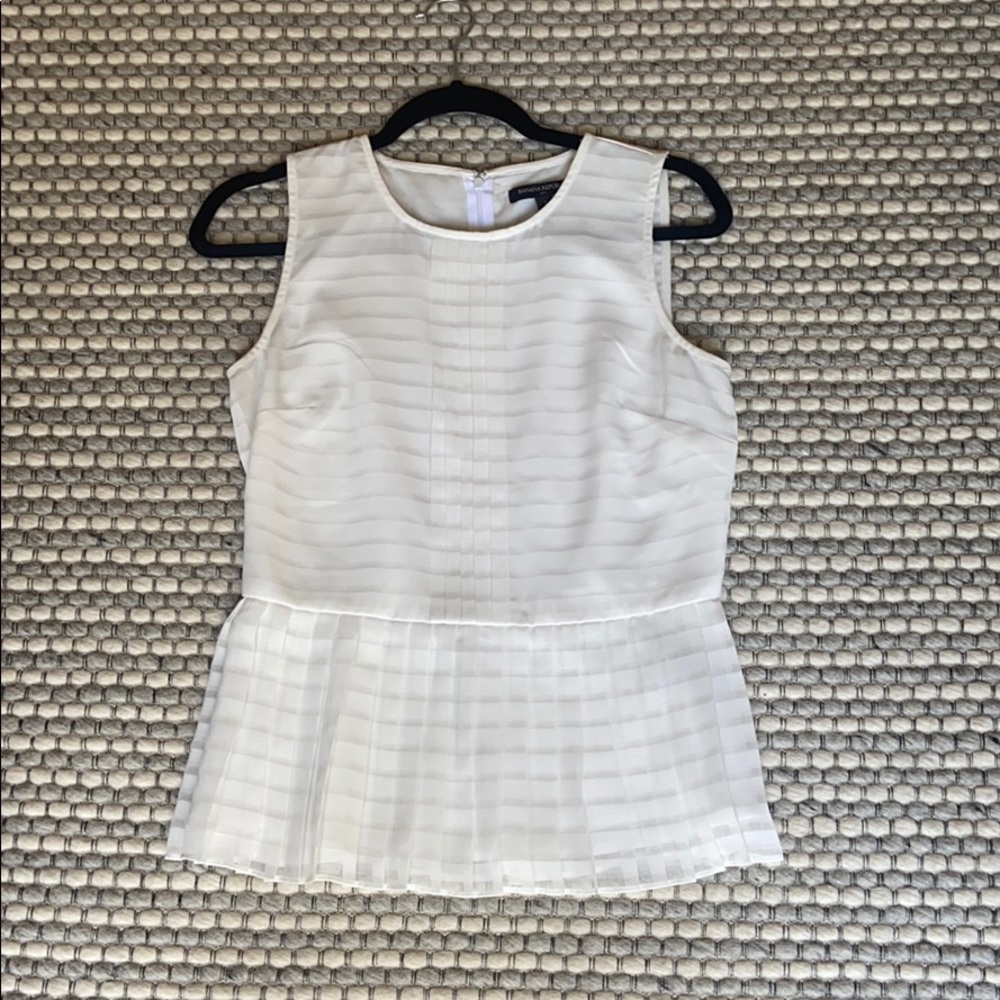 Banana Republic peplum top